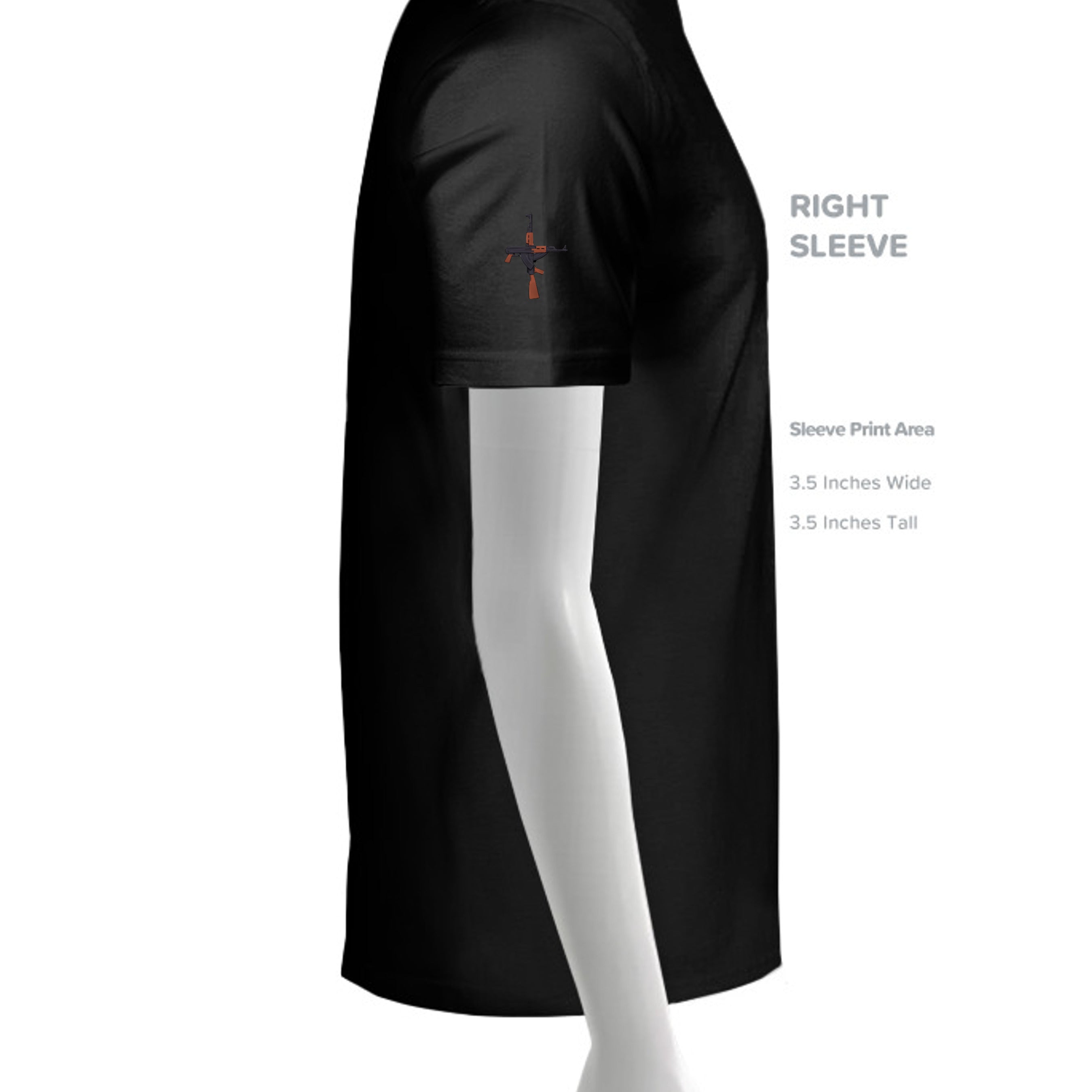 Sueded Black - 5389 - SLEEVE_RIGHT